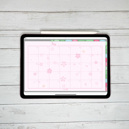 Planner Digital Anual | Docente | Rosa