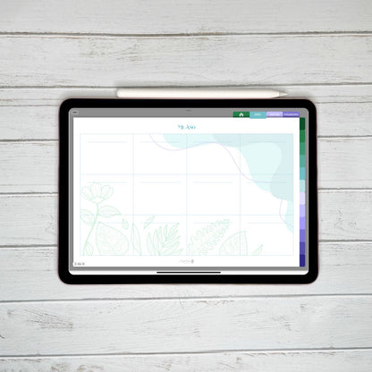 Planner Digital Anual | Semana con horas | Pasito a Pasito