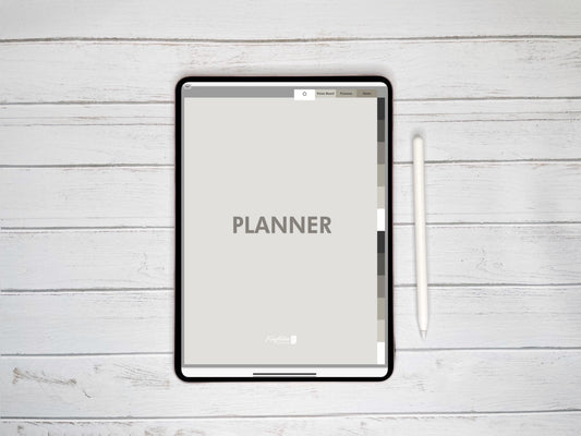 Planner Digital Anual | Vertical | Minimalist