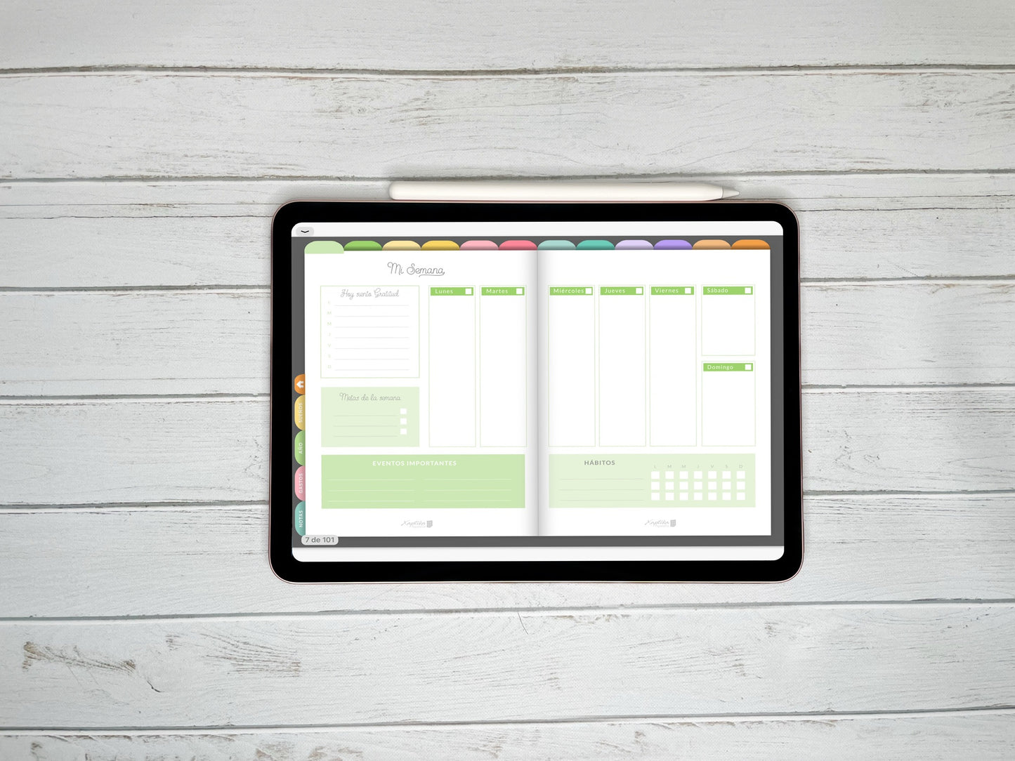 Planner Digital Anual | Contigo en Todas