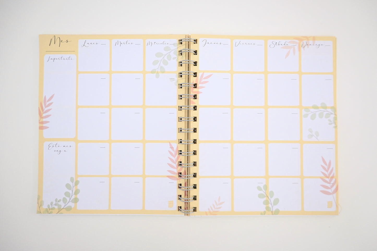 Planner Mensual | Sueña | Yellow